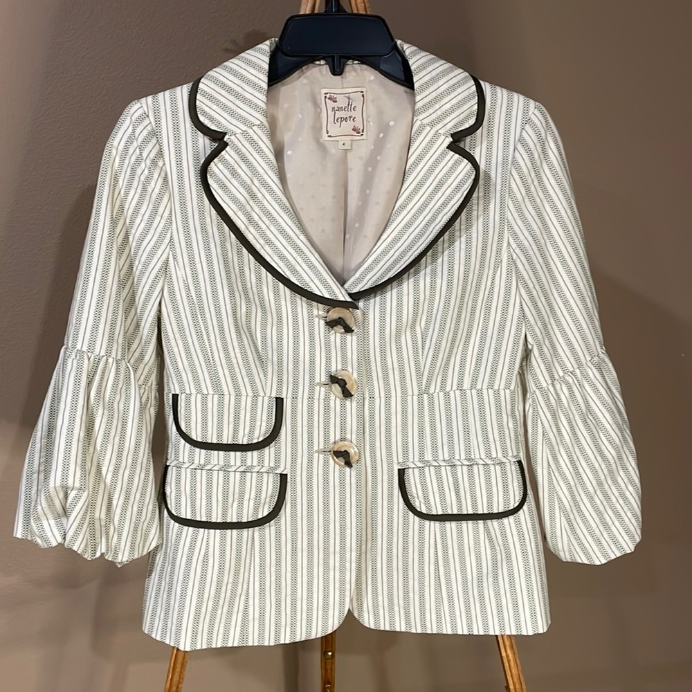 Nanette Lepore blazer, 3/4 sleeve, size 4